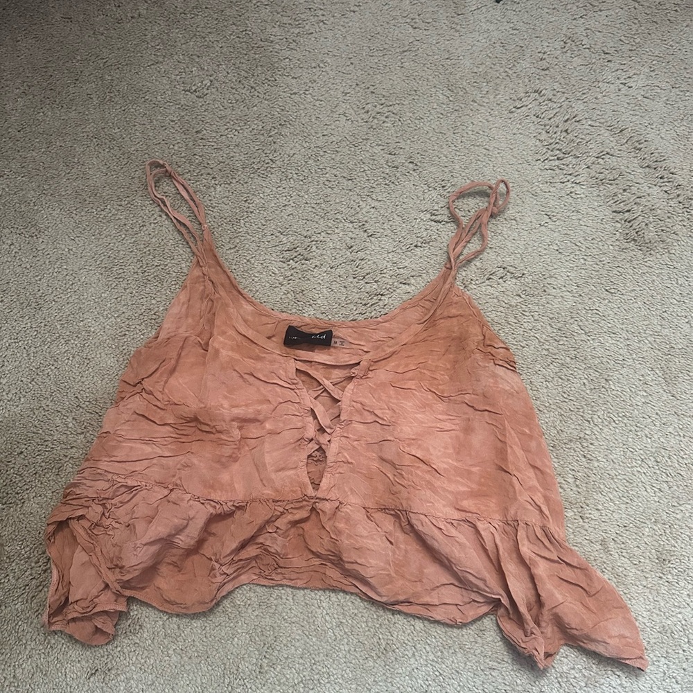 Women's Boutique Rust Top